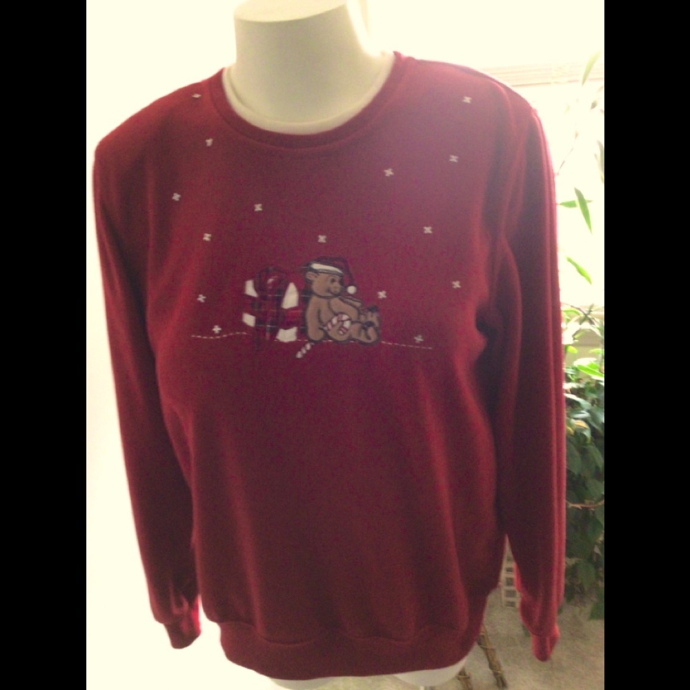 Alfred Dunner Petite Fleece Pullover Top